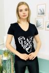 144487 V Yaka Tshirt